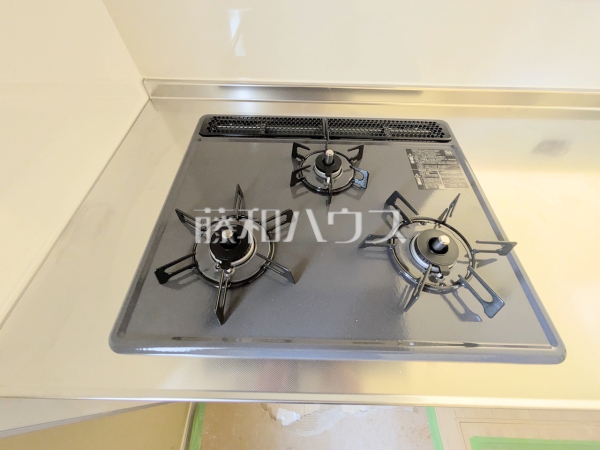 2号棟　ガスコンロ　【福岡市東区水谷１丁目】