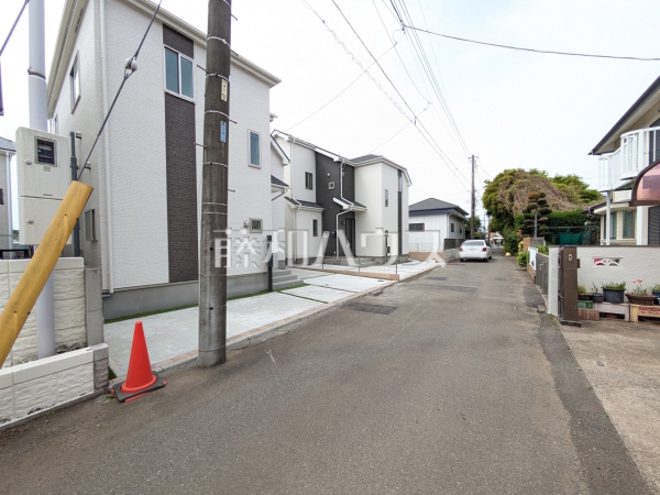 接道状況および現場風景　【小金井市貫井南町１丁目】