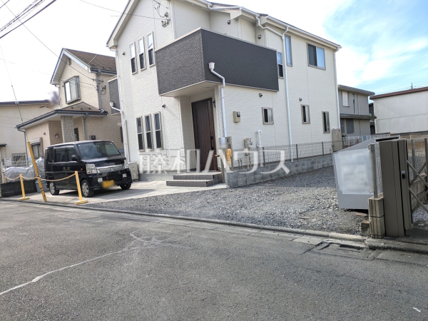 接道状況および現場風景　【所沢市狭山ケ丘２丁目】