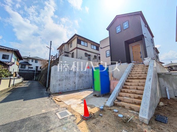 接道状況および現場風景　【福岡市南区若久６丁目】