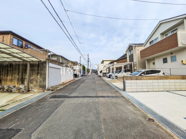 接道状況および現場風景　【春日井市高森台７丁目】