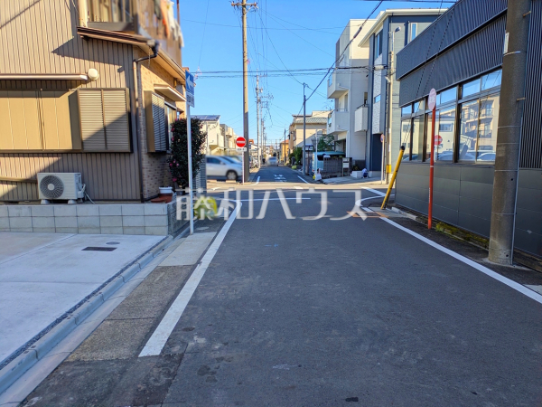 接道状況および現場風景　【名古屋市北区金田町６丁目】