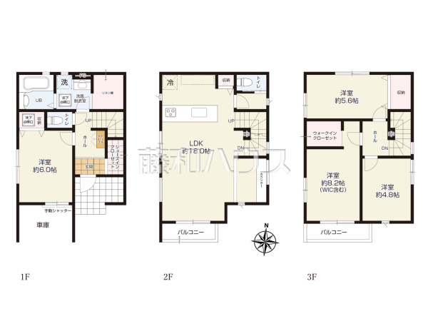 間取図　【名古屋市北区金田町６丁目】