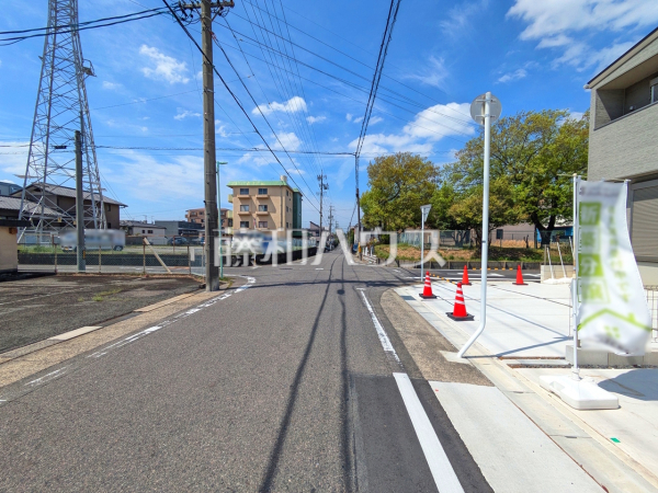 接道状況および現場風景　【名古屋市守山区新城】