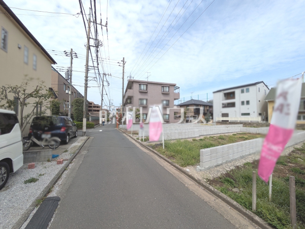 接道状況および現場風景　【国立市東４丁目】