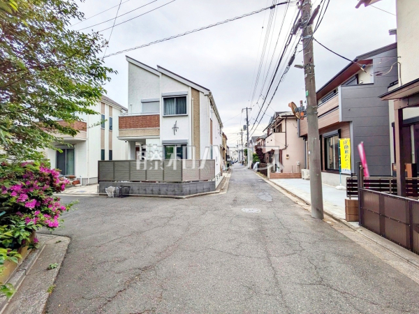 接道状況および現場風景　【練馬区土支田３丁目】