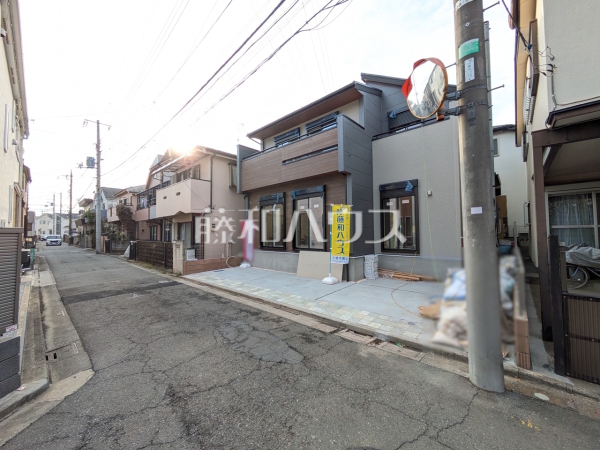 接道状況および現場風景　【練馬区土支田３丁目】