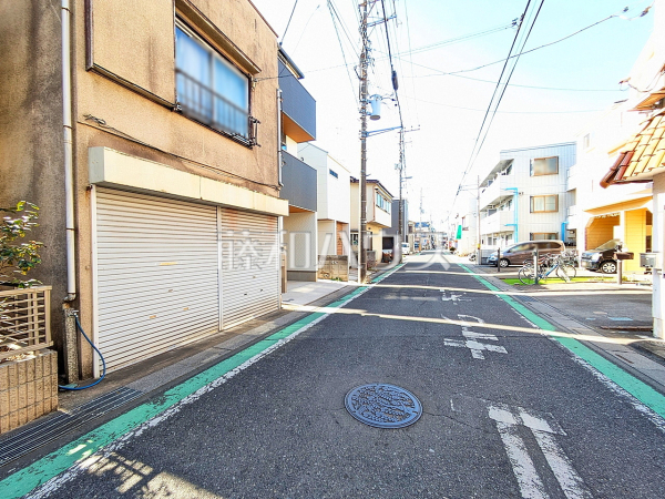 接道状況および現場風景　【富士見市水谷東３丁目】