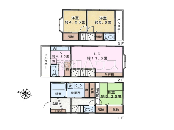 間取図　【富士見市水谷東３丁目】