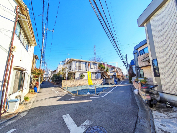 接道状況および現場風景　【練馬区南大泉１丁目】