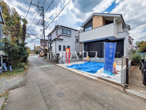 接道状況および現場風景 【所沢市東新井町】 接道状況および現場風景 【所沢市東新井町】