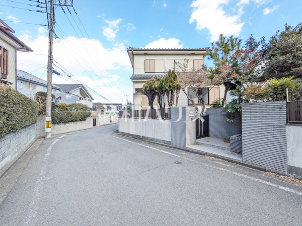 接道状況および現場風景　【八王子市散田町３丁目】