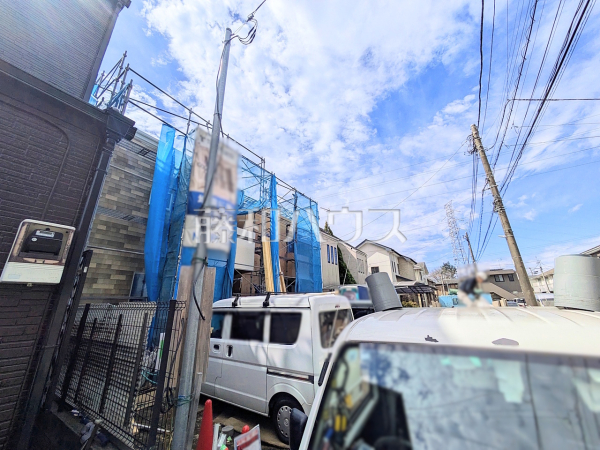 接道状況および現場風景 【小金井市梶野町1丁目】 接道状況および現場風景 【小金井市梶野町1丁目】