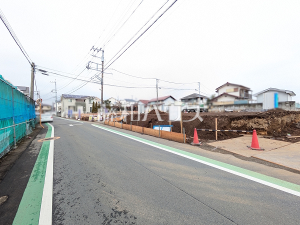 接道状況および現場風景　【東村山市秋津町３丁目】