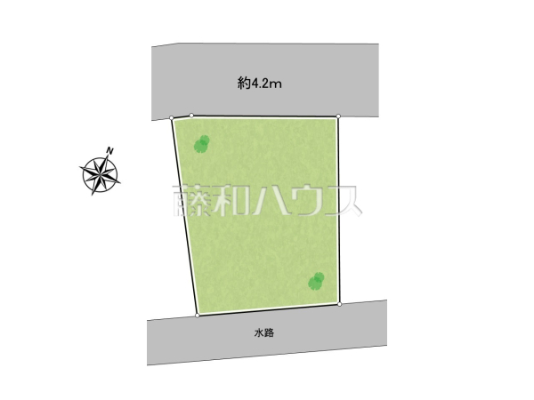 全体区画図　【志木市下宗岡２丁目】