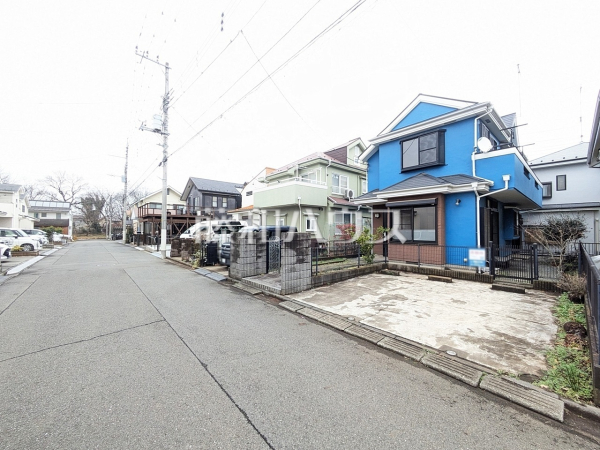 接道状況および現場風景　【立川市砂川町６丁目】