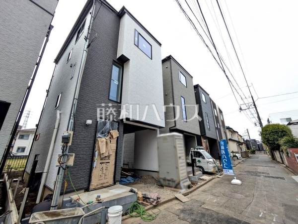 接道状況および現場風景　【朝霞市仲町１丁目】