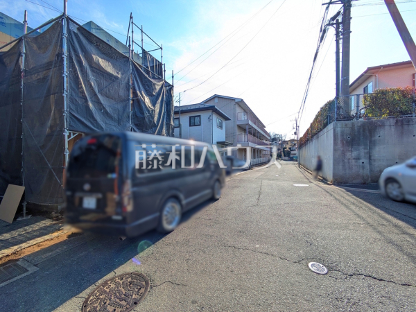 接道状況および現場風景　【富士見市鶴馬１丁目】