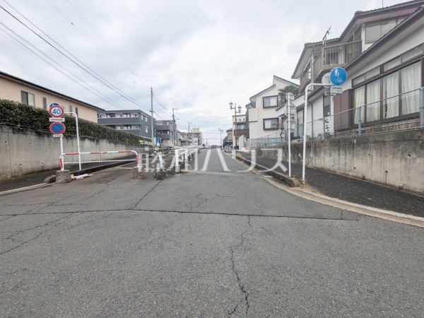 接道状況および現場風景　【富士見市鶴馬１丁目】