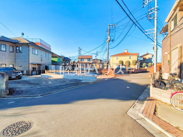 接道状況および現場風景　【東久留米市下里２丁目】