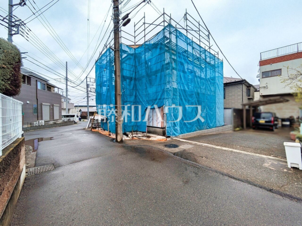 接道状況および現場風景　【東久留米市下里２丁目】