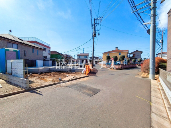 接道状況および現場風景　【東久留米市下里２丁目】