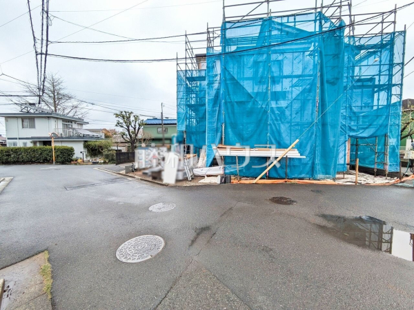 接道状況および現場風景　【東久留米市下里２丁目】