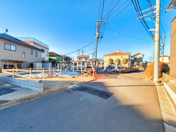 接道状況および現場風景　【東久留米市下里２丁目】