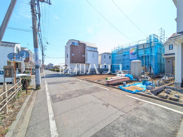 接道状況および現場風景　【小金井市貫井南町１丁目】