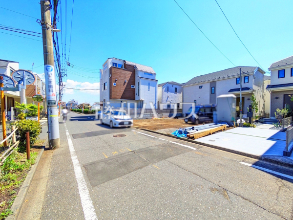 接道状況および現場風景　【小金井市貫井南町１丁目】