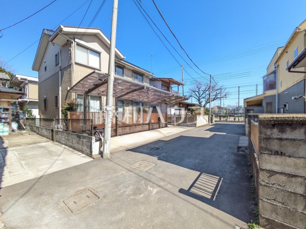 接道状況および現場風景　【立川市砂川町１丁目】