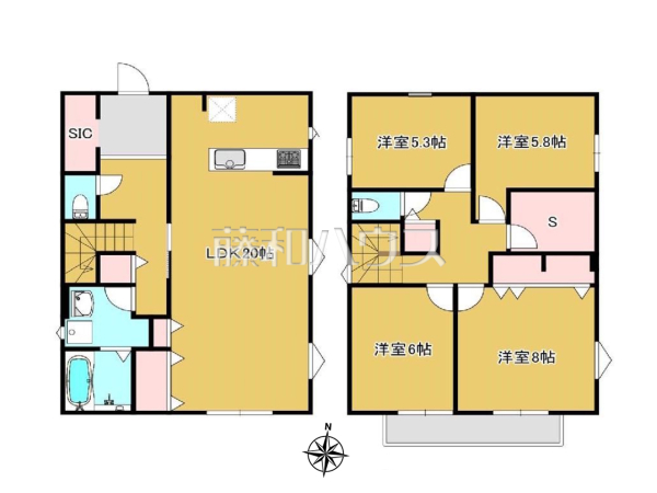 間取図　【八王子市南陽台１丁目】