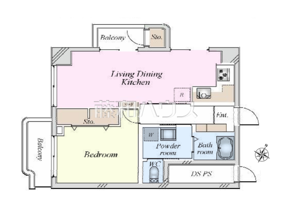 間取図　【シャンボール桜坂】