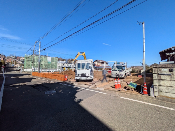 接道状況および現場風景　【多摩市桜ヶ丘１丁目】