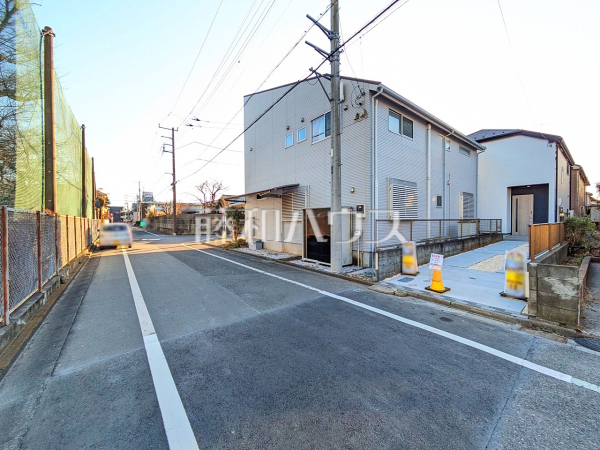 接道状況および現場風景　【東大和市仲原２丁目】