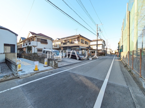 接道状況および現場風景　【東大和市仲原２丁目】