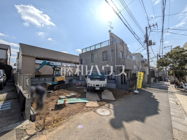 接道状況および現場風景　【世田谷区松原４丁目】