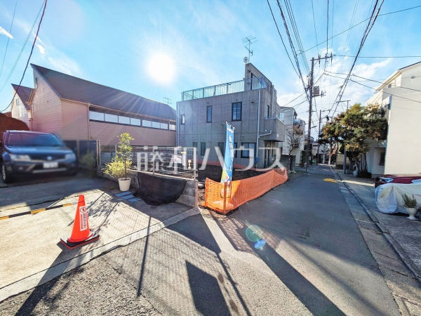 接道状況および現場風景　【世田谷区松原４丁目】