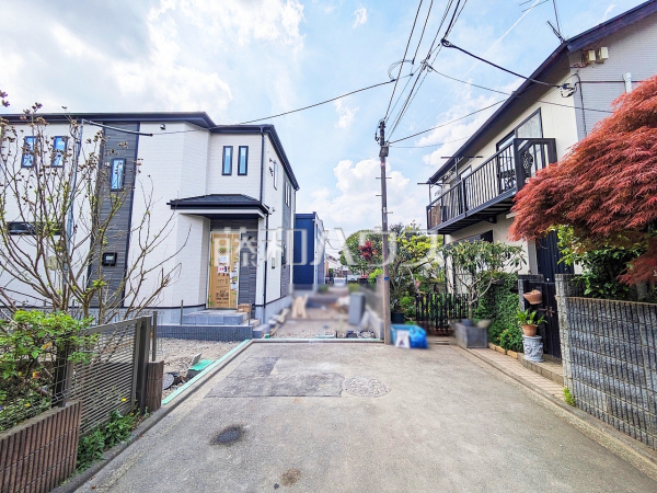 接道状況および現場風景　【小金井市桜町２丁目】