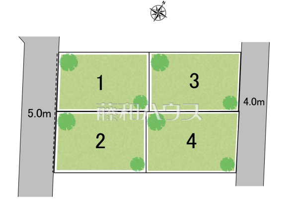 全体区画図　【国分寺市戸倉２丁目】