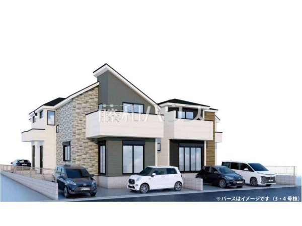 完成予想図（外観）　【国分寺市戸倉２丁目】