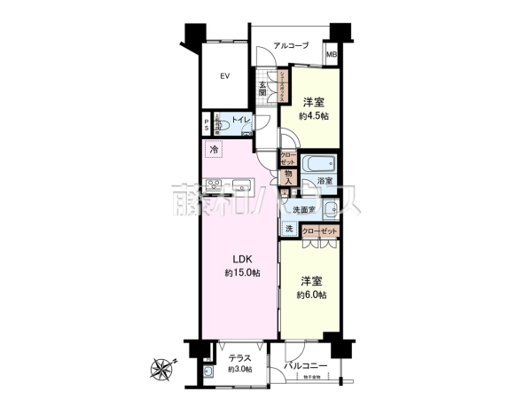 間取図　【レ・ジェイド豊田マスターヒルズ】