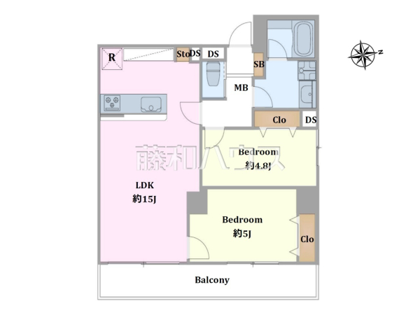 間取図　【キャッスル西荻】