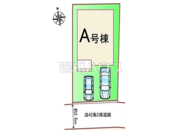 全体区画図　【北名古屋市宇福寺天神】