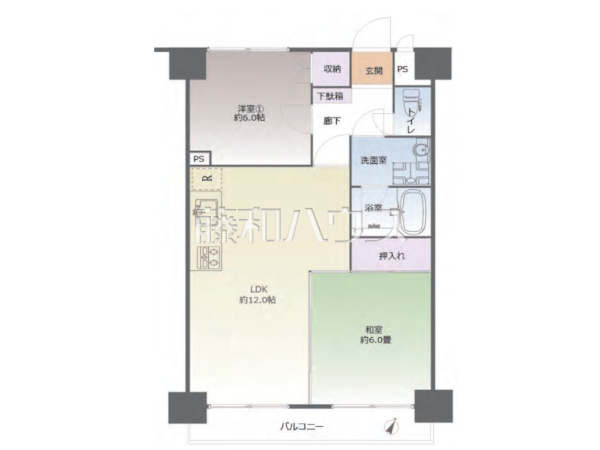 間取図　【 グランピア箱崎】