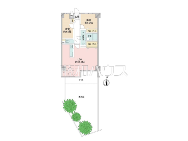 間取図　【ワコーレ国分寺ガーデン恋ヶ窪】