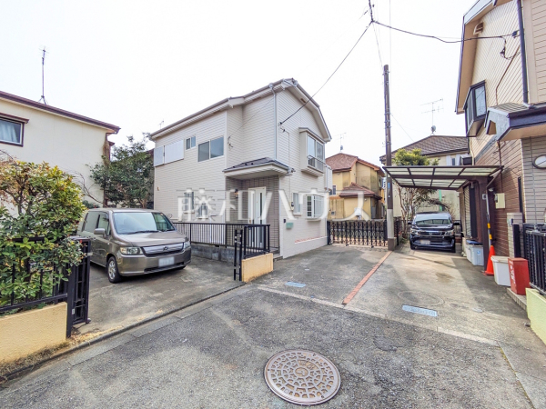 接道状況および現場風景　【武蔵村山市学園３丁目】