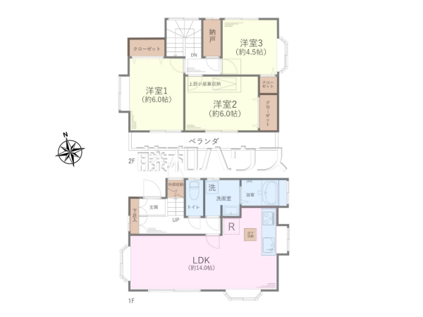 間取図　【武蔵村山市学園３丁目】