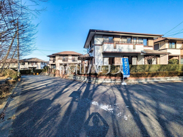 接道状況および現場風景　【所沢市松が丘１丁目】