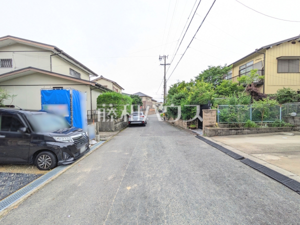 接道状況および現場風景　【春日井市東山町５丁目】